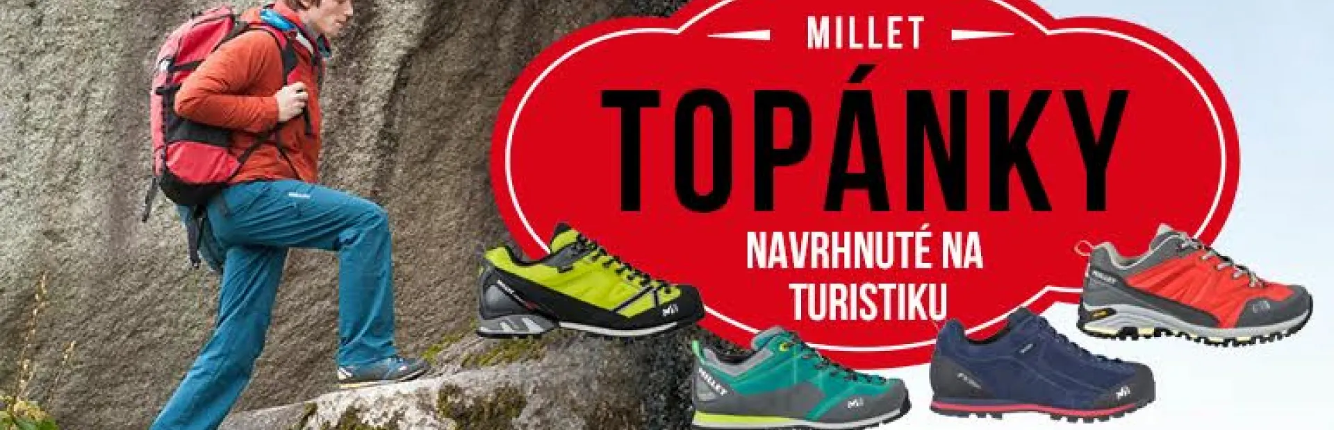 Nová kolekcia turistických topánok Millet