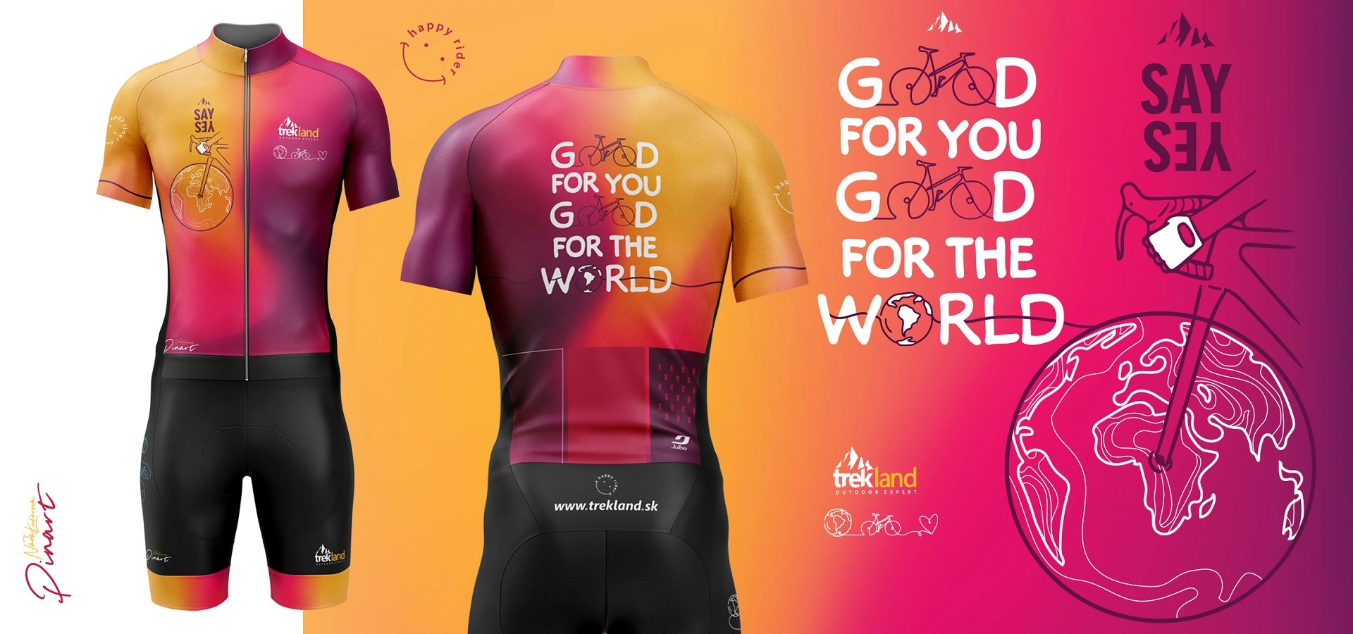 Nov&eacute; Trekland cyklo dresy 2023