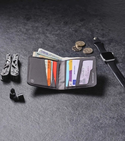 RFID COMPACT WALLET RECYCLED