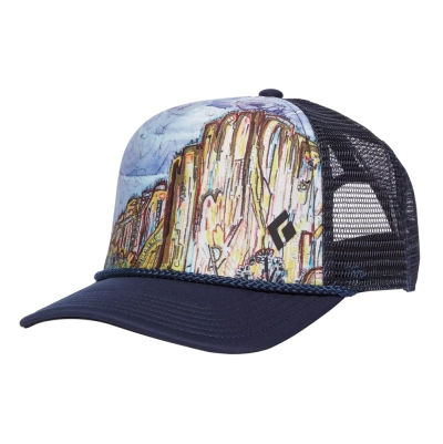 Black Diamond FLAT BILL TRUCKER HAT