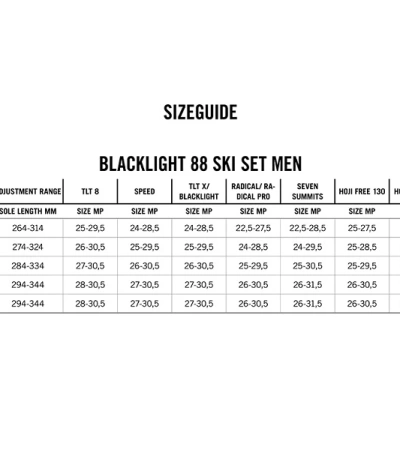 Dynafit BLACKLIGHT 88