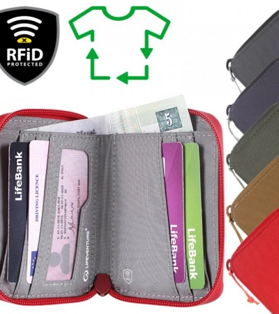 Lifeventure RFID BI-FOLD WALLET RECYCLED
