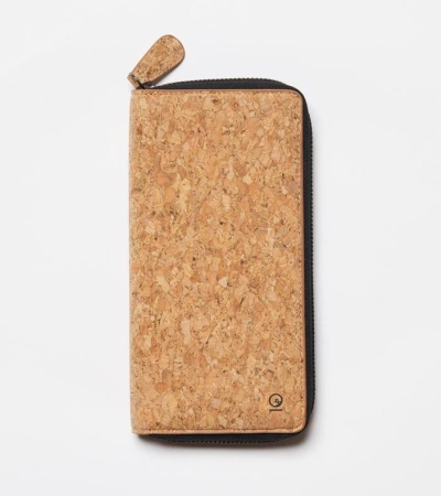 10 Tree CORK ZIPPER WALLET